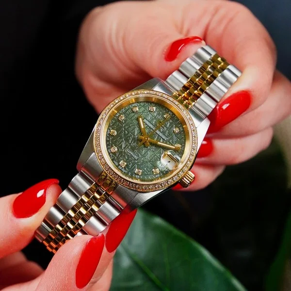 Жіночий годинник Pagani Design PD-1794L Silver-Gold-Green фото 7